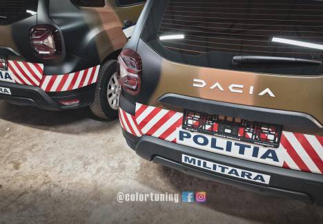 colantare dacia duster politia militara