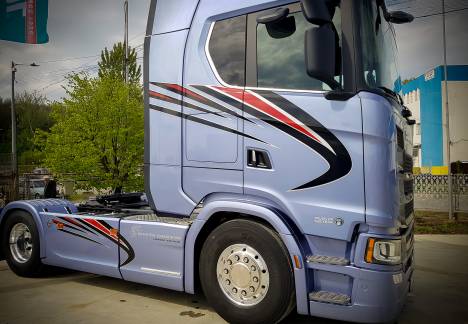 scania model nou stiker 