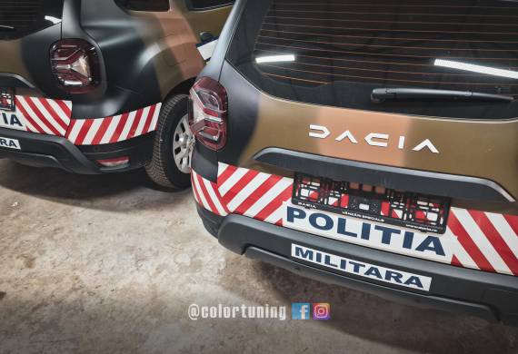 colantare dacia duster politia militara